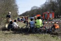 Schwerer VU Krad Fahrrad Koeln Porz Alte Koelnerstr P022